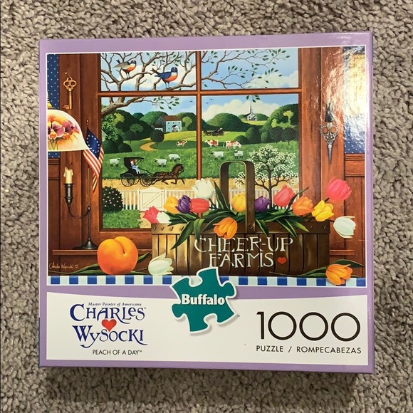 Charles Wysocki Cheer-Up Farms jigsaw puzzle - Picture 1 of 3